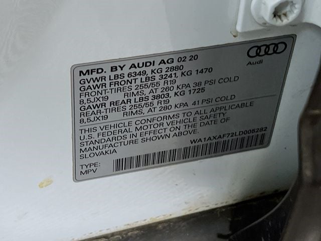 2020 Audi Q7 quattro